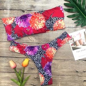 Strapless Padded Bikini